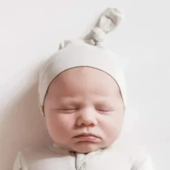 Shop All|Kyte Baby - Bamboo Baby Knotted Cap In Oat - cutbabycare.com | baby boutique & care hub