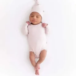 Shop All|Kyte Baby - Bamboo Baby Knotted Cap In Blush - cutbabycare.com | baby boutique & care hub