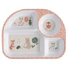 Shop All|Ladelle 27x21cm Kids Melamine Woodland Divided Tray w/4 Compartments Food/Dining - cutbabycare.com | baby boutique & care hub