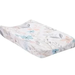 Shop All|Lambs & Ivy - Baby Blooms Watercolor Floral/Butterfly Soft Changing Pad Cover - cutbabycare.com | baby boutique & care hub