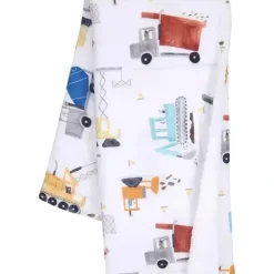 Stroller|Lambs & Ivy - Construction Zone White Cozy Fleece Trucks Baby Blanket - cutbabycare.com | baby boutique & care hub