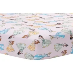 Stroller|Lambs & Ivy - Disney Princesses Fitted Crib Sheet - cutbabycare.com | baby boutique & care hub