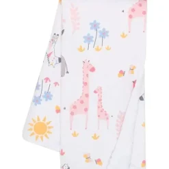 Shop All|Lambs & Ivy - Jazzy Jungle Pink Blanket - cutbabycare.com | baby boutique & care hub