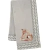 Stroller|Lambs & Ivy - Painted Forest Fox Coral Fleece Baby Blanket, Gray - cutbabycare.com | baby boutique & care hub