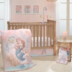Shop All|Lambs & Ivy - 3Pk Bedtime Originals Disney Baby The Little Mermaid Baby Crib Bedding Set - cutbabycare.com | baby boutique & care hub