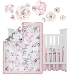 Shop All|Lambs & Ivy Botanical Baby 4Pc Baby Bedding Set - cutbabycare.com | baby boutique & care hub