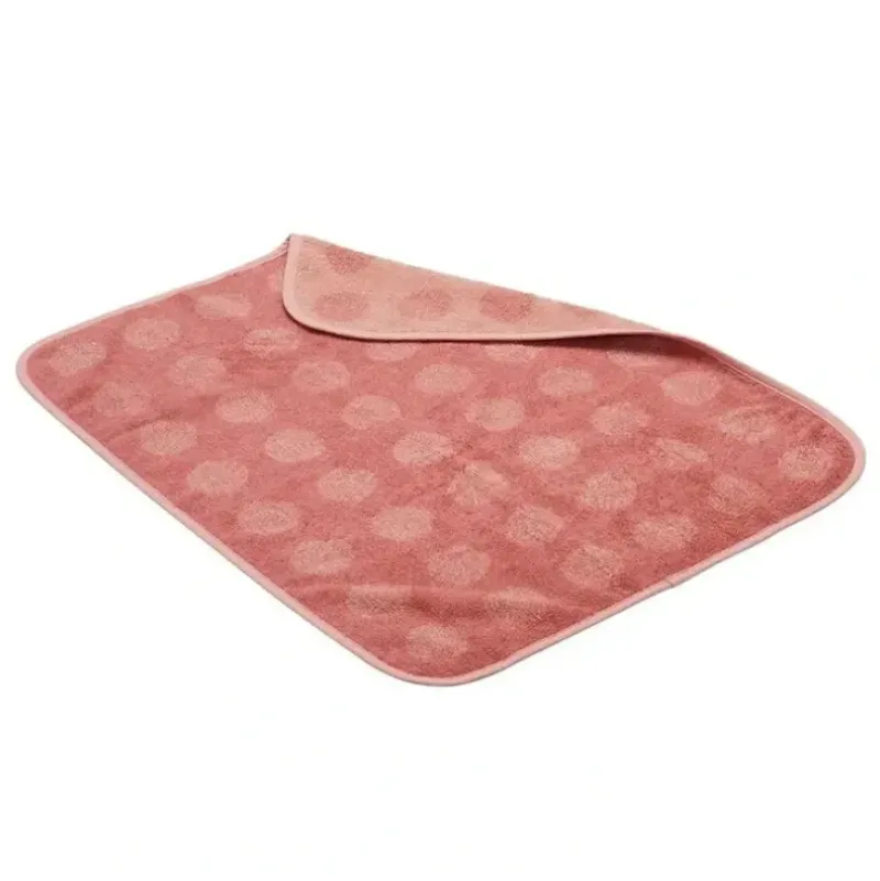 Shop All|Leander 100% Organic Cotton Matty Baby Changer Topper - Dusty Rose 65x45cm - cutbabycare.com | baby boutique & care hub