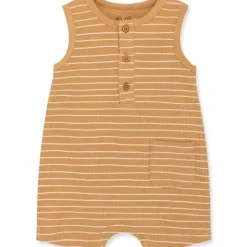 Shop All|Litlle Me - Baby Boy Focus Kids Desert Tropics Rib Romper - cutbabycare.com | baby boutique & care hub