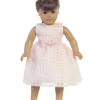 Shop All|Lito - Baby Dolls Organza Dress With Burnout Squares, Light Pink - cutbabycare.com | baby boutique & care hub