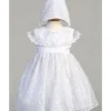 Shop All|Lito - Baby Girl Embroidered Tulle Dress With Bonnet, White - cutbabycare.com | baby boutique & care hub
