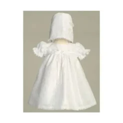 Shop All|Lito - Baby Girl Lace Yoke White Short Dress Melissa - cutbabycare.com | baby boutique & care hub