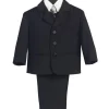 Shop All|Lito - Boy's 3 Button 5 Piece Suit With Shirt, Vest, And Tie (Black) - cutbabycare.com | baby boutique & care hub