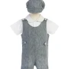 Shop All|Lito - Cotton Linen Overall Set, Navy - cutbabycare.com | baby boutique & care hub