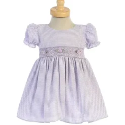 Shop All|Lito - Embroidered Mesh With Poly Silk Trims, Lavander & White - cutbabycare.com | baby boutique & care hub