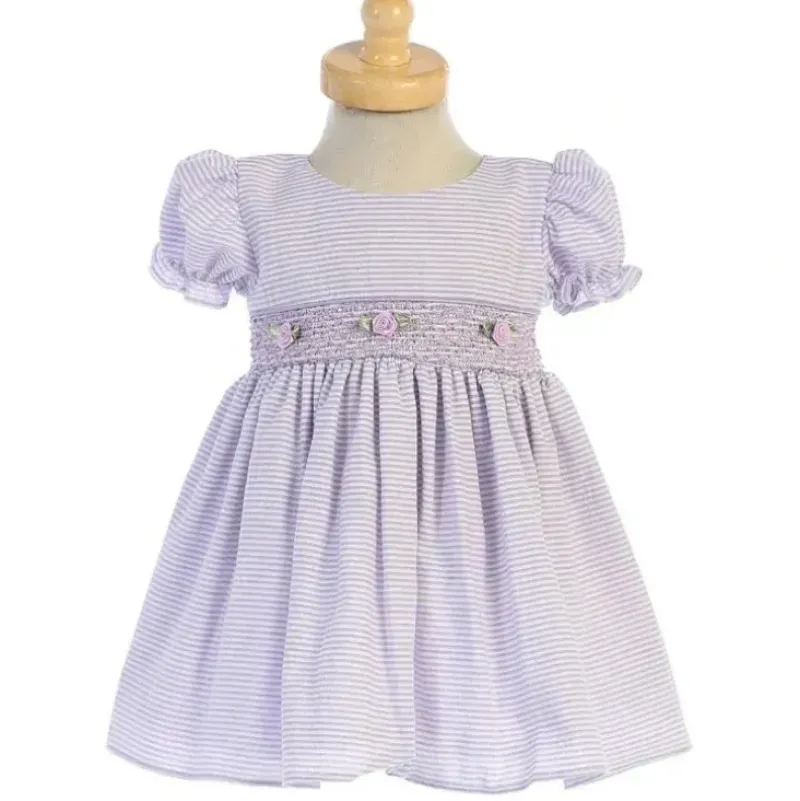 Shop All|Lito - Embroidered Mesh With Poly Silk Trims, Lavander & White - cutbabycare.com | baby boutique & care hub