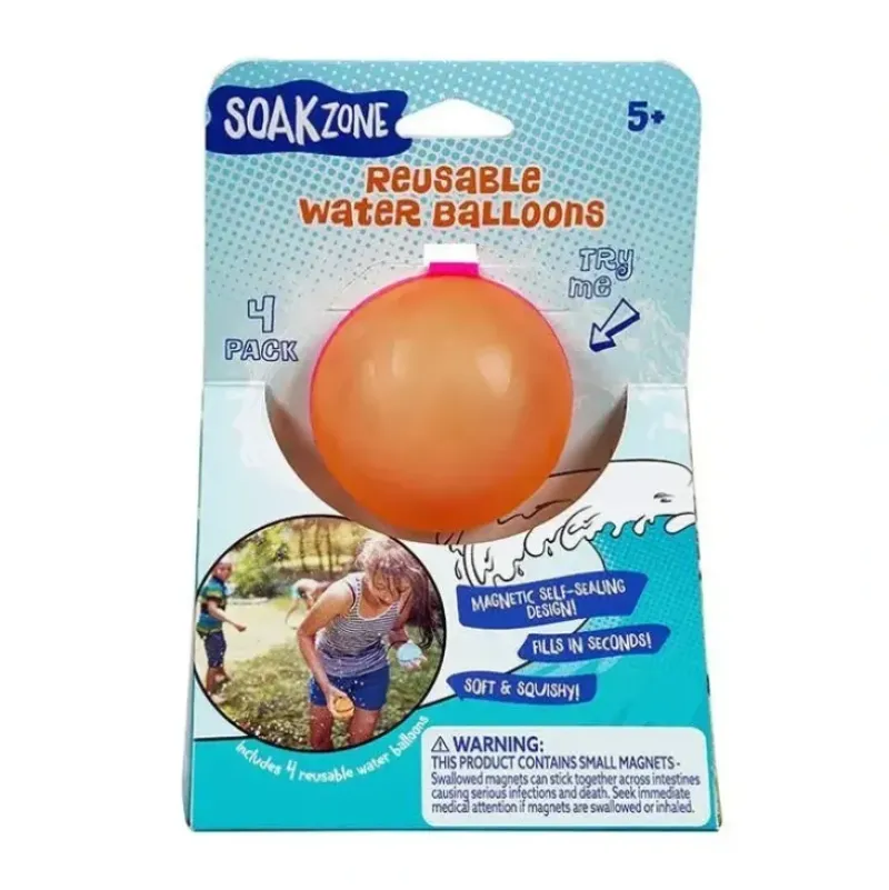 Shop All|Little Kids - Soak Zone Reusable Water Balloons 4-Pack - cutbabycare.com | baby boutique & care hub