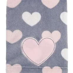 Shop All|Little Love by Nojo Appliqued Coral Fleece Blanket - Hugs & Kisses - cutbabycare.com | baby boutique & care hub