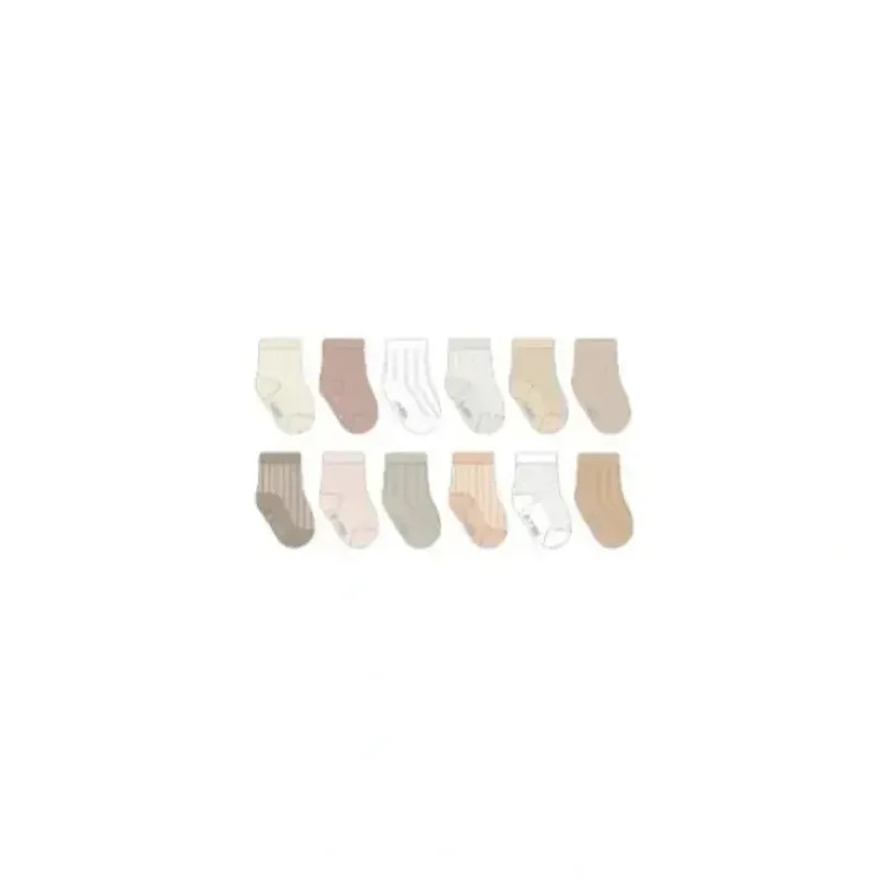 Shop All|Little Me - 12 Pk Baby Socks Textured Muted Socks, 0/12M - cutbabycare.com | baby boutique & care hub