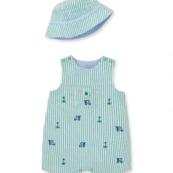 Shop All|Little Me - Baby Boy Golf Sunsuit & Hat, Green - cutbabycare.com | baby boutique & care hub