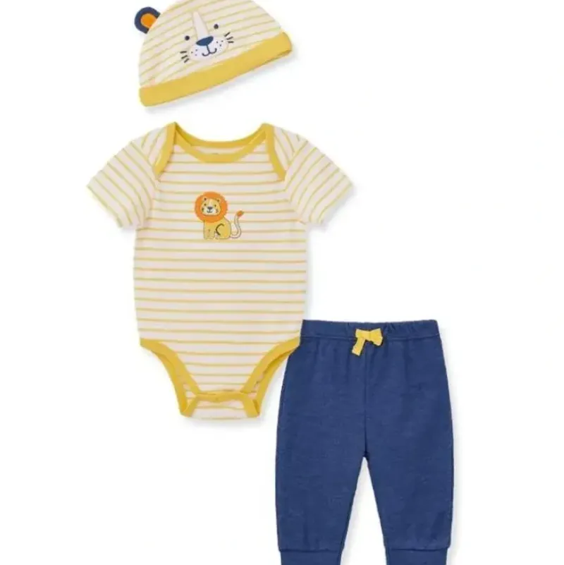 Shop All|Little Me - Baby Boy Lion Bodysuit & Pant, Blue - cutbabycare.com | baby boutique & care hub