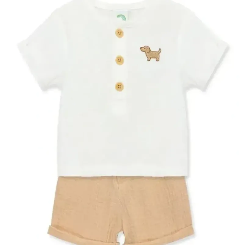 Shop All|Little Me - Baby Boy Puppy Short Set - cutbabycare.com | baby boutique & care hub