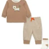 Shop All|Little Me - Baby Boy Tiger Rib Knit Jogger Set & Sock - cutbabycare.com | baby boutique & care hub