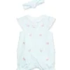 Shop All|Little Me - Baby Girl Butterfly Romper & Headband - cutbabycare.com | baby boutique & care hub