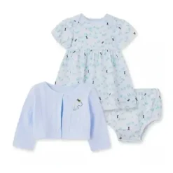 Shop All|Little Me - Baby Girl Daisy Bee Dress Set, Blue - cutbabycare.com | baby boutique & care hub