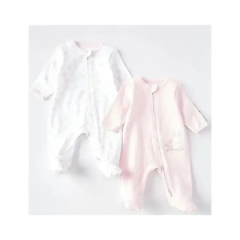 Shop All|Little Me - Baby Girl Easter Bunny 2Pk Footies, Pink - cutbabycare.com | baby boutique & care hub