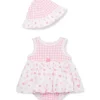 Shop All|Little Me - Baby Girl Hearts Popover & Hat - cutbabycare.com | baby boutique & care hub