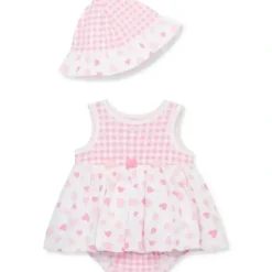 Shop All|Little Me - Baby Girl Hearts Popover & Hat - cutbabycare.com | baby boutique & care hub