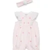 Shop All|Little Me - Baby Girl Strawberry Romper & Headband - cutbabycare.com | baby boutique & care hub