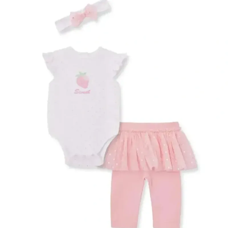 Shop All|Little Me - Baby Girl Sweet Skegging Set, Pink - cutbabycare.com | baby boutique & care hub