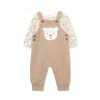 Shop All|Little Me - Bears Overall Set, 9M, Tan - cutbabycare.com | baby boutique & care hub