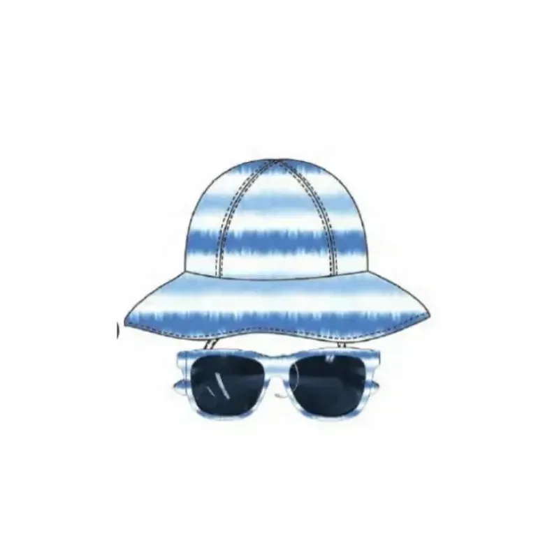 Shop All|Little Me - 2Pc Boy Hat & Sunglass Set Tie Dye, Blue/White, 0/12M - cutbabycare.com | baby boutique & care hub