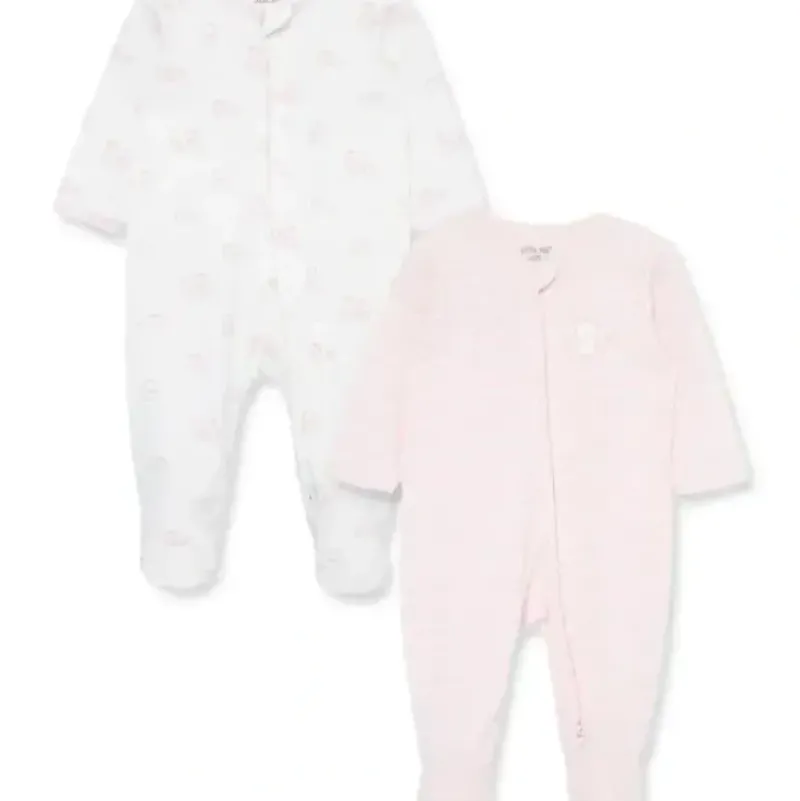 Shop All|Little Me - 2Pk Baby Girl Charms Footies Pink - cutbabycare.com | baby boutique & care hub