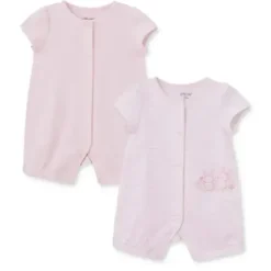 Shop All|Little Me - 2Pk Baby Girls Bunnies Rompers - cutbabycare.com | baby boutique & care hub