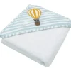 Bath Potty|Living Textiles Newborn/Infant/Baby Cotton Nursery Hooded Towel Up Up & Away - cutbabycare.com | baby boutique & care hub