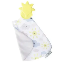 Shop All|Malarkey Kids Munch-it Soft Fabric Baby 3m+ Chewing Blanket Silicone Sunshine - cutbabycare.com | baby boutique & care hub