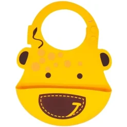 Shop All|Marcus & Marcus Baby Bib Lola Giraffe Soft Silicone w/ Crumb Catcher 6m+ Yellow - cutbabycare.com | baby boutique & care hub