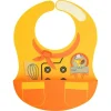 Health Safety|Marcus & Marcus Little Chef Wide Bib Food Catcher Baby/Toddler 6m+ Loal Orange - cutbabycare.com | baby boutique & care hub