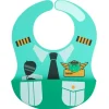 Health Safety|Marcus & Marcus Little Pilot Wide Bib Food Catcher Baby/Toddler 6m+ Ollie Aqua - cutbabycare.com | baby boutique & care hub