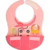 Health Safety|Marcus & Marcus Little Chef Wide Bib Food Catcher Baby/Toddler 6m+ Pokey Pink - cutbabycare.com | baby boutique & care hub