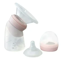 Shop All|Marcus & Marcus Silicone Angled Feeding Pump Bottle & Breast Pump 120ml Pink 0+ - cutbabycare.com | baby boutique & care hub