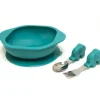 Shop All|Marcus & Marcus Toddler Mealtime Bowl/Fork/Spoon Set Kids 18m+ Green Elephant - cutbabycare.com | baby boutique & care hub