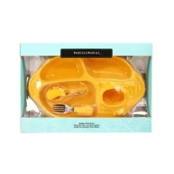 Shop All|Marcus & Marcus Toddler/Child Silicone Dining Plate Set Yellow Giraffe Lola 18m+ - cutbabycare.com | baby boutique & care hub