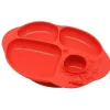 Shop All|Marcus & Marcus Yummy Dips Suction Divided Plate - Lion Red - cutbabycare.com | baby boutique & care hub
