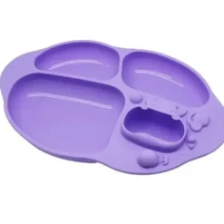 Shop All|Marcus & Marcus Yummy Dips Suction Divided Plate - Willo Lilac - cutbabycare.com | baby boutique & care hub