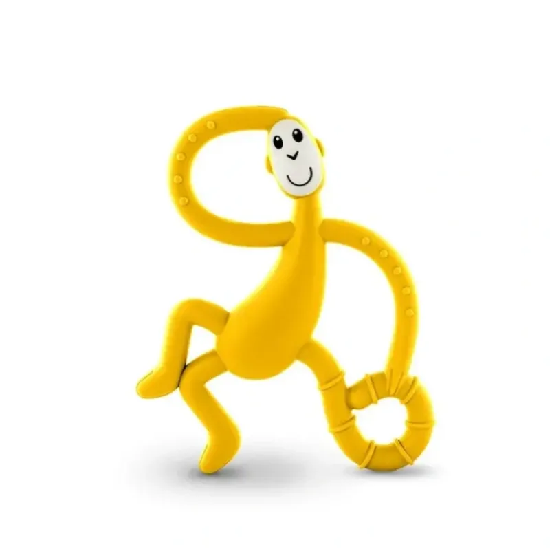 Shop All|Matchstick 14cm Monkey Dancing Teether/Chewable Toy f/ Baby/Infant 12-36m Yellow - cutbabycare.com | baby boutique & care hub