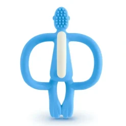 Shop All|Matchstick Monkey Teething Toy And Gel Applicator Baby Blue - cutbabycare.com | baby boutique & care hub